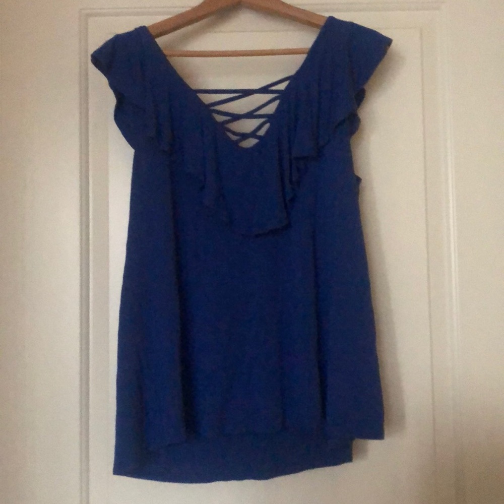 royal blue top